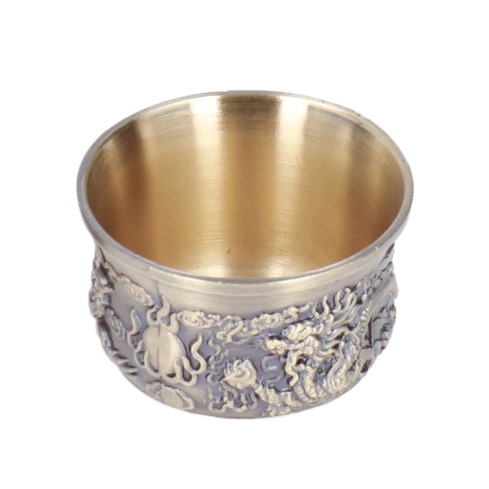 JTLB Wykwintny zestaw do herbaty ze wzorem, marokański zestaw do herbaty, vintage luksusowy relief kompletne narzędzia retro design, metal, prezent z kubkami, talerz do dekoracji stołu
