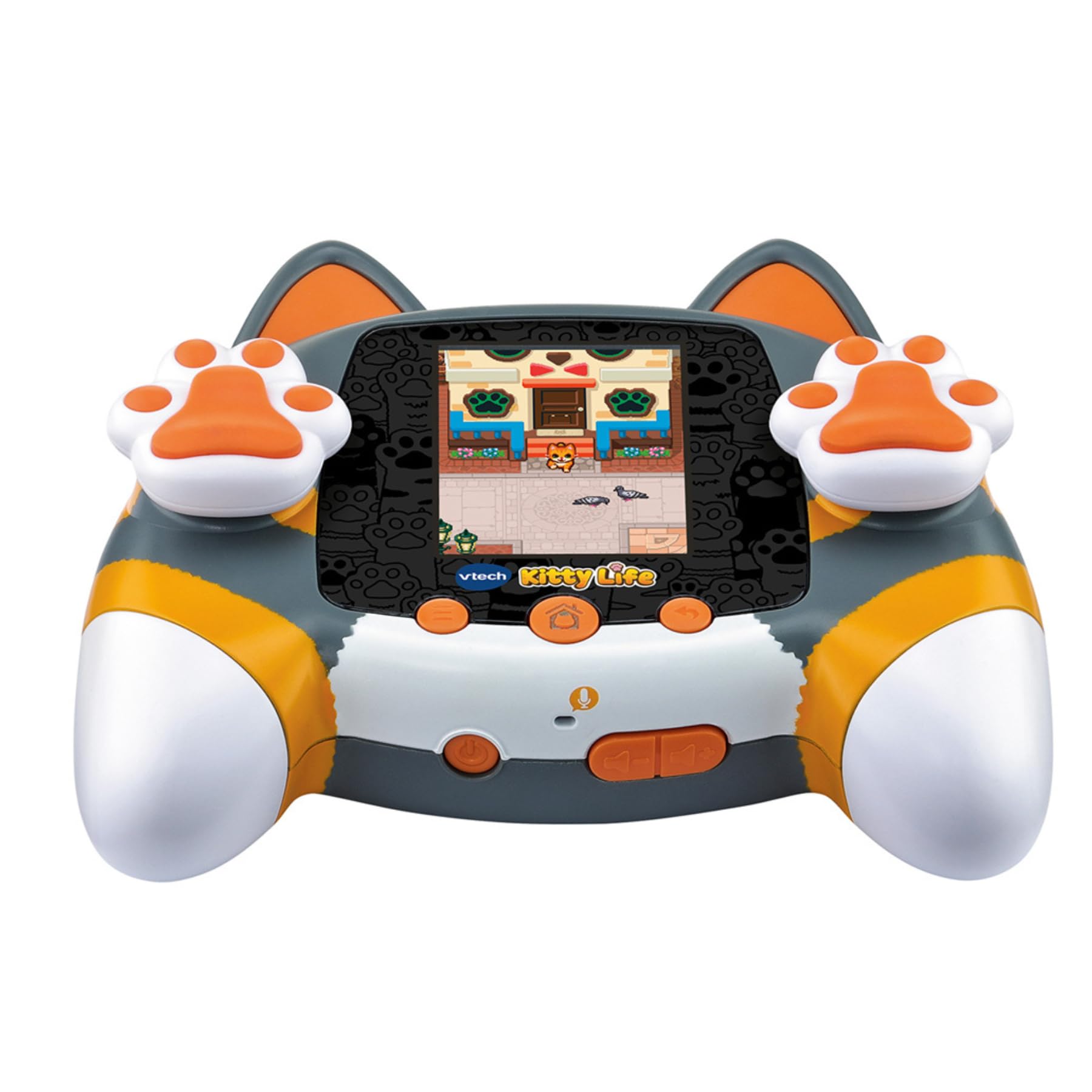 VTech KidiPet Kitty Life Console Gattino Virtuale Grigio Italiano 5+ Anni