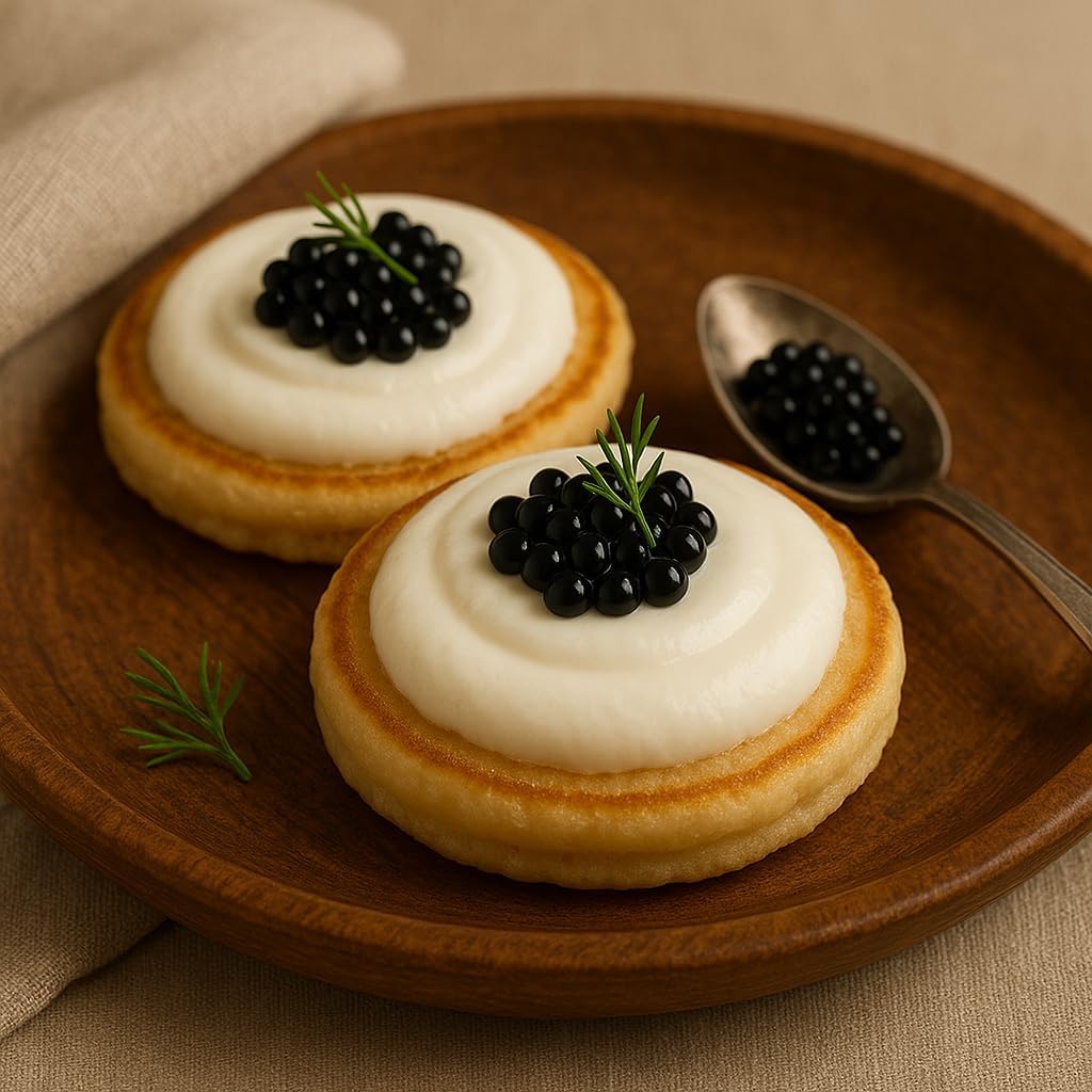 Cavi-Art Algen-Kaviar schwarz - 6 x 100g | veganer Kaviar, Feinkost