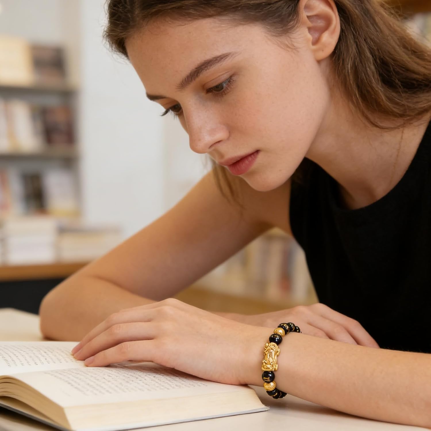 Feng Shui Bracelet Good Luck Obsidian Pixiu Bracelet for Men Women,10-12mm Mantra Prayer Beads Bracelets Attract Wealth Protection Jewelry Gifts - Image 3