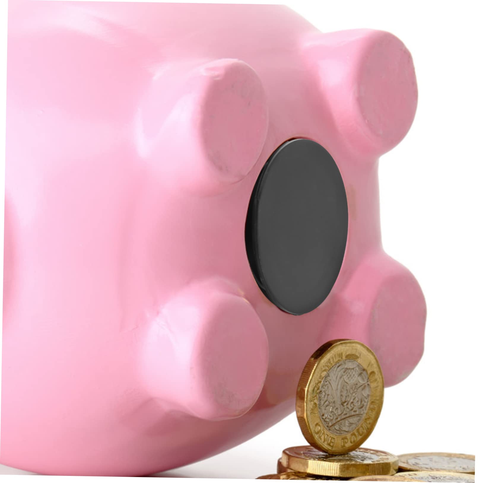 STOBAZA 40pcs Plastic Piggy Bank Bottom Caps Sealing Plugs for Money Jar Piggy Bank Supplies