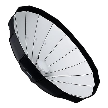 Pro Studio Solutions EZ-Pro 48in (120cm) Beauty Dish and Softbox Combination w/Elinchrom Speedring - Soft Collapsible Beauty Dish with Speedring for Bayonet Mountable Strobe, Flash and Monolights
