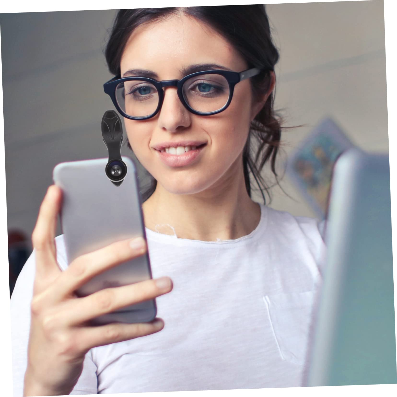 Kit Di Lenti Per Telefono Clip Obiettivo Macro Portatile e Grandangolare Per Fotocamera Cellulare Vetro Lega Di Alluminio