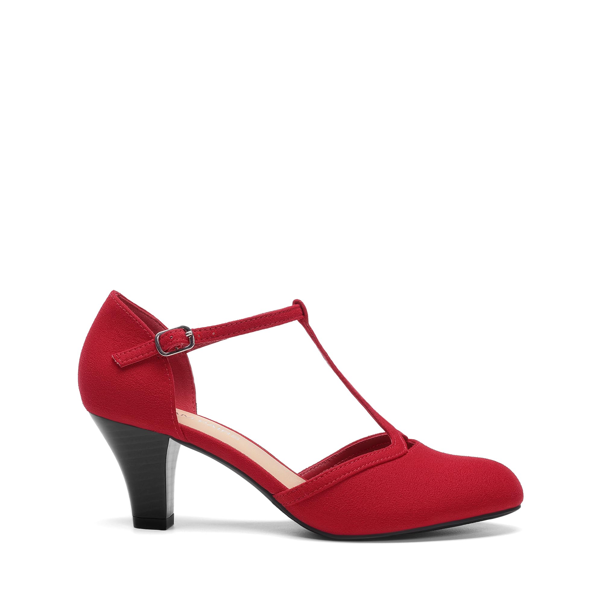 DREAM PAIRS Damskie czółenka Mary Jane z zamkniętymi palcami sukienka obcasy wygodna sukienka buty sądowe dla kobiet SDPU26001W