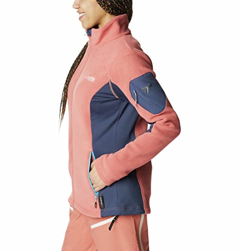 Image of Columbia Women's Titan Pass 2.0 II Fleece (AR1351 Dark Coral, Nocturnal L)