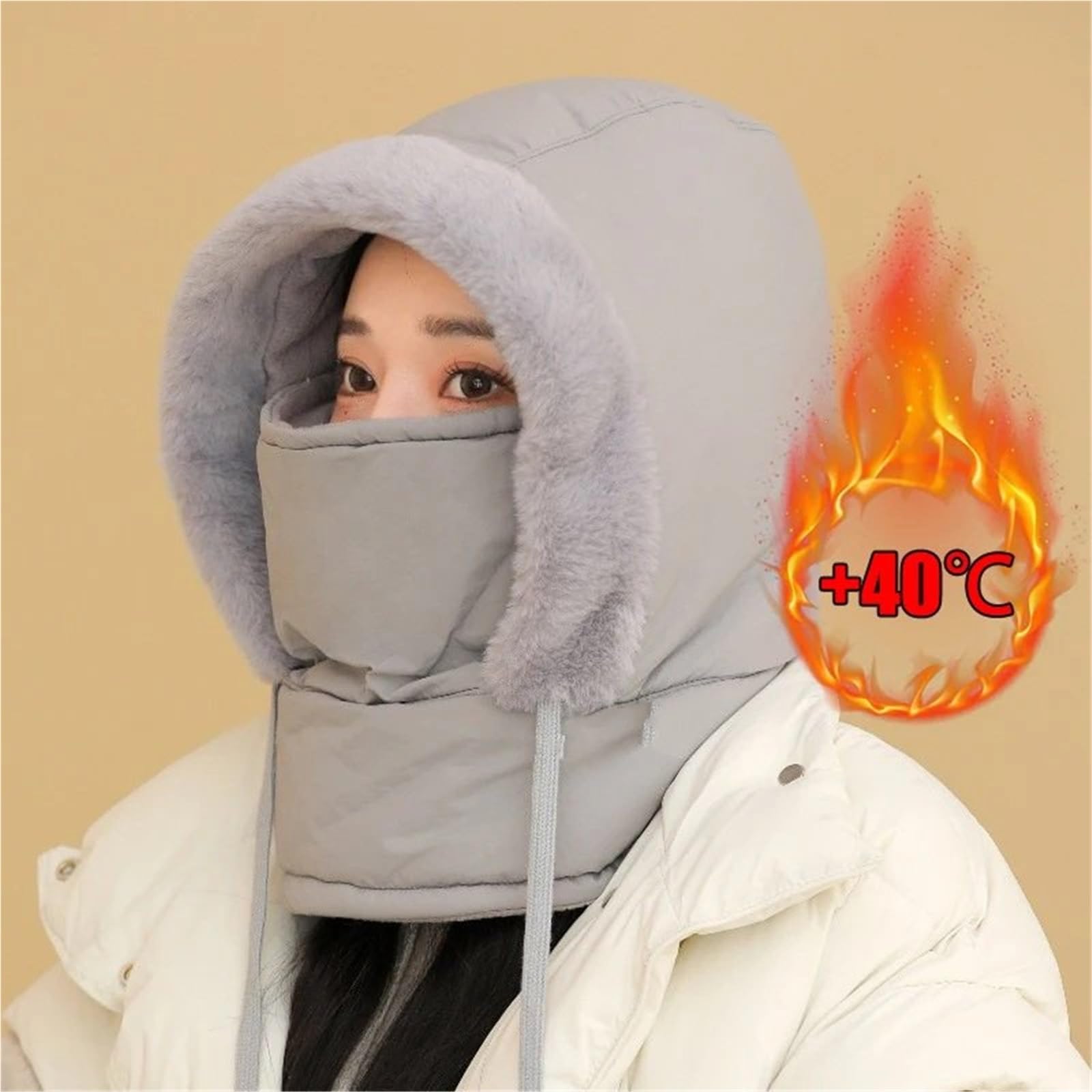 Scaldacollo Visiera da Sci Antivento Maschera Termica Traspirante Invernale Scaldacollo Sciarpa Cappuccio per Casco Scaldacollo da Ciclismo sottocasco