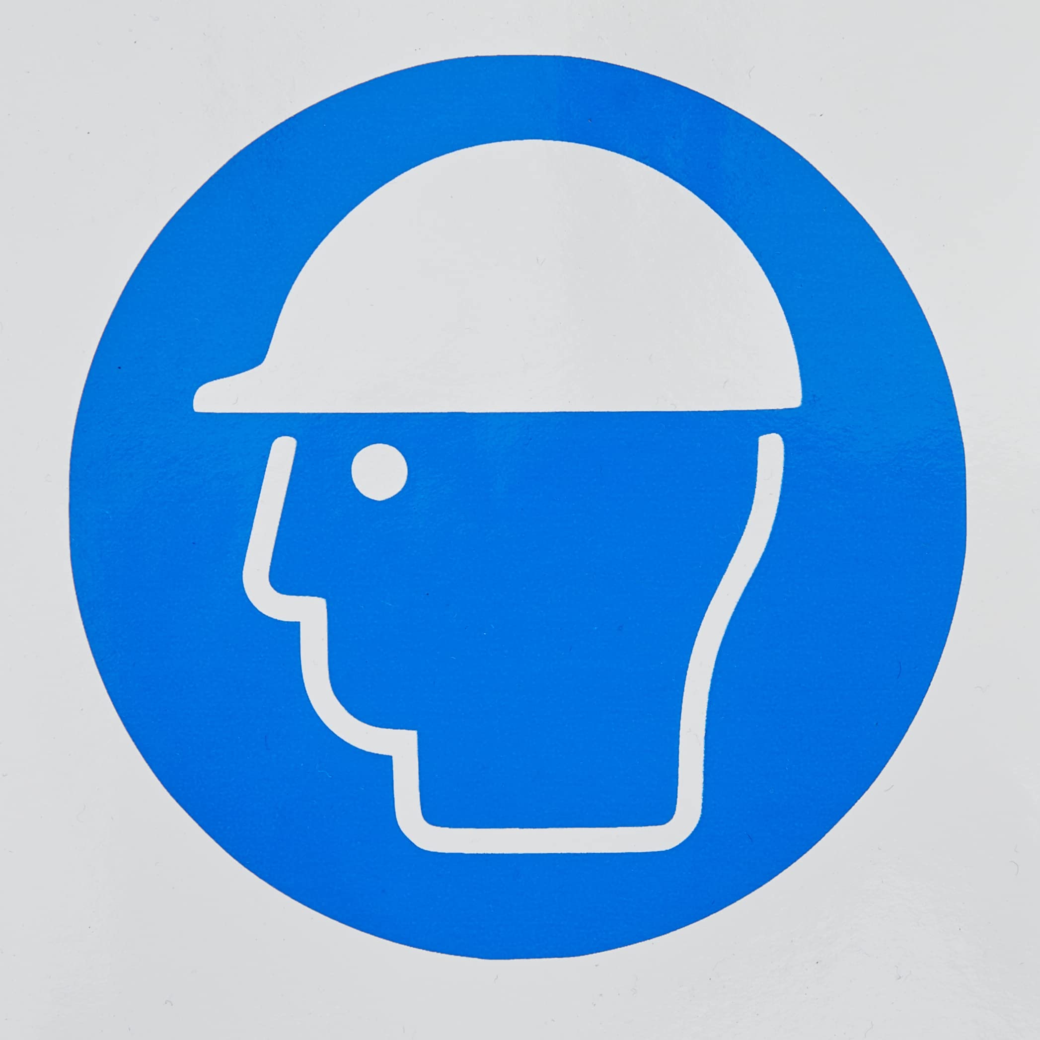 Cartello Obbligo DPI Sicurezza: "Casco E Calzature Antinfortunistiche" - Adesivo 400x300 Mm, Norma EN ISO 7010
