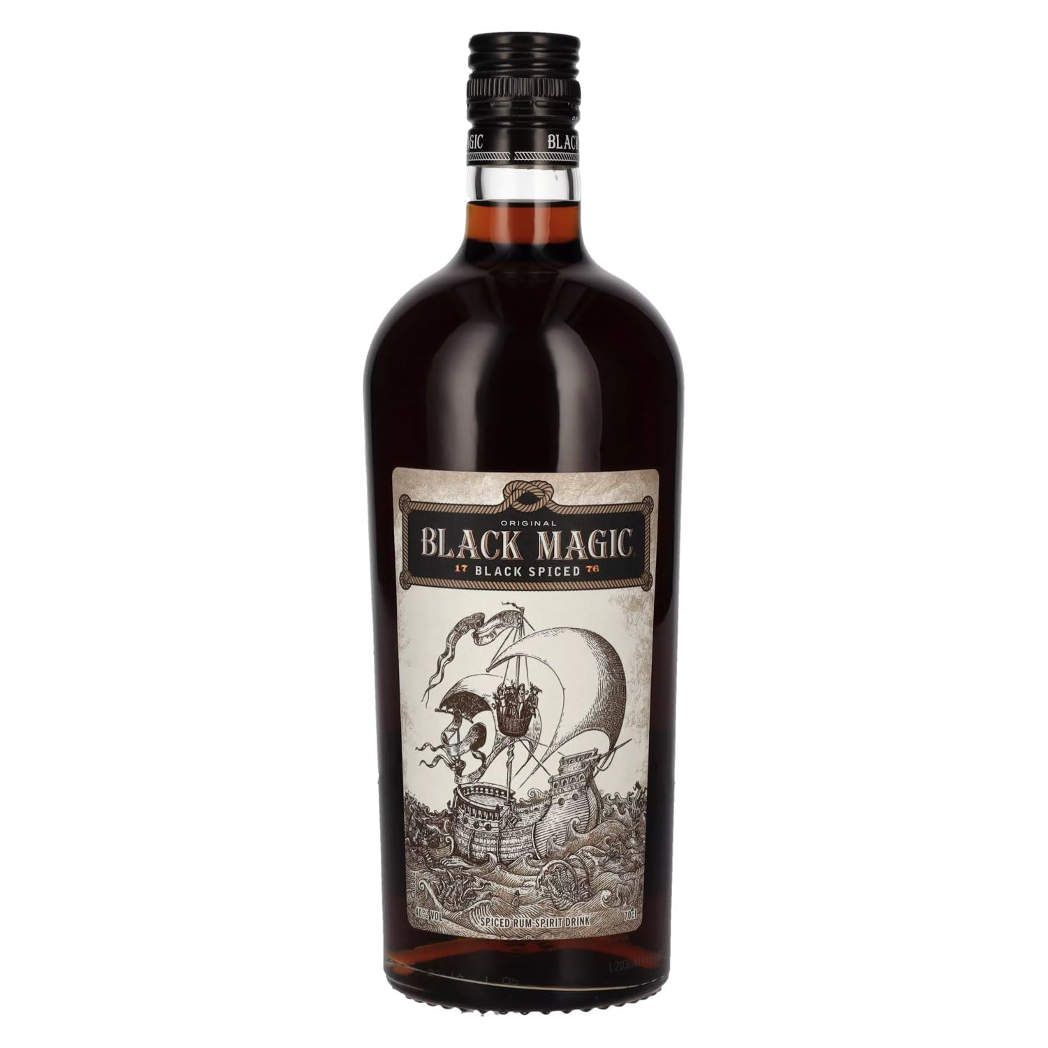 Black Magic Spiced Rum, 70cl
