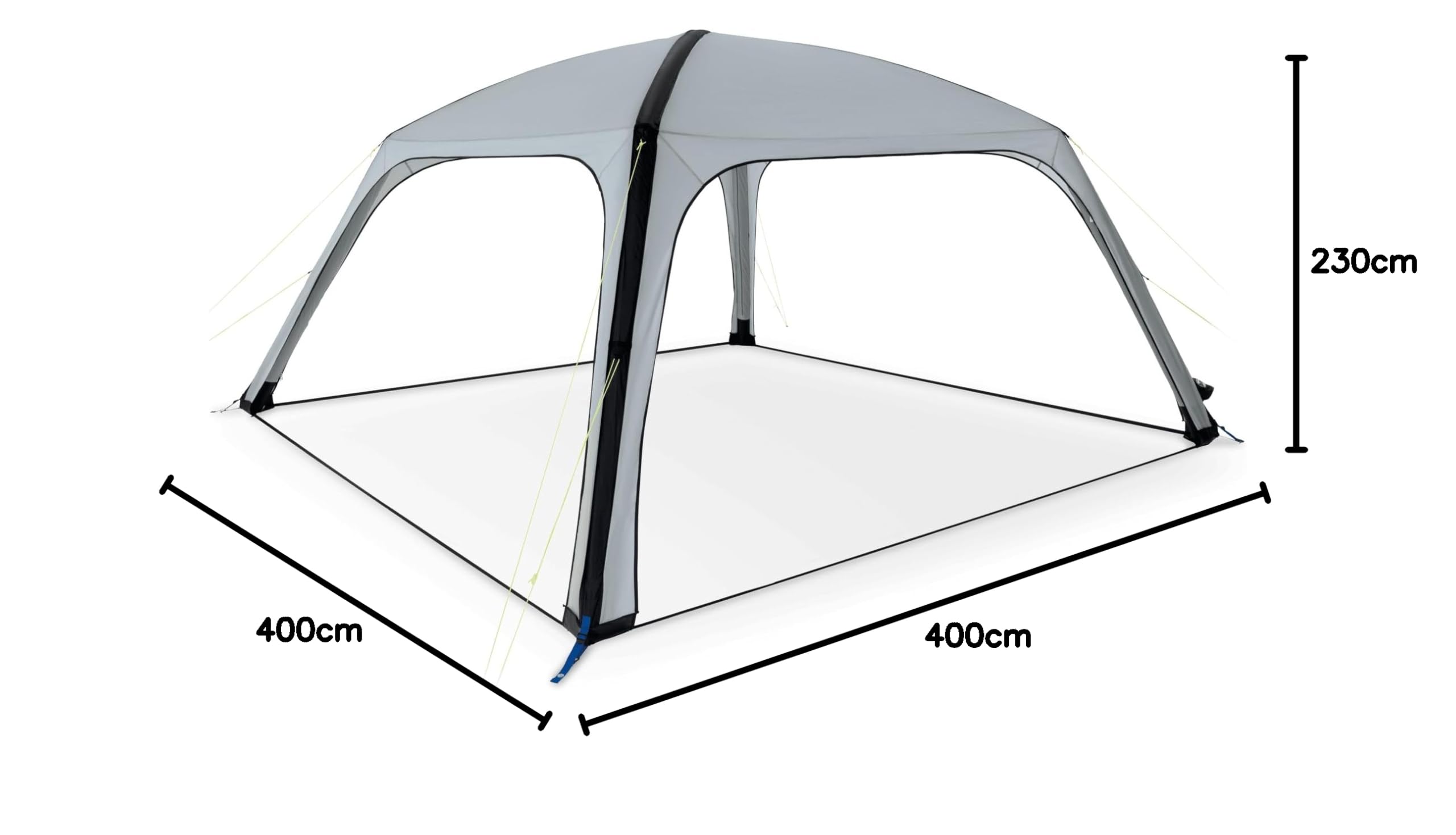 Kampa Air Shelter 400 complete with 4 side panels