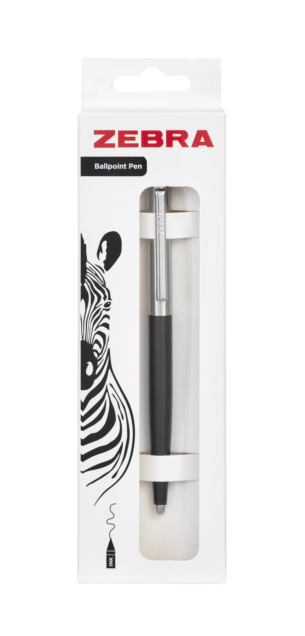 Zebra Pen 901 - Penna a sfera retrattile, punta media, pennino da 1,0 mm, inchiostro nero, fusto verde acqua pastello