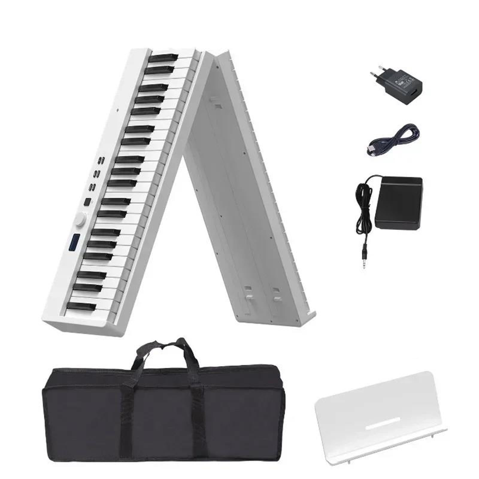 Pianino Elektroniczne 88 Klawiszy Elektroniczny Kontroler Pianina Dla Dorosłych Klawiatura Muzyczna Profesjonalna Przenośna(Type4)