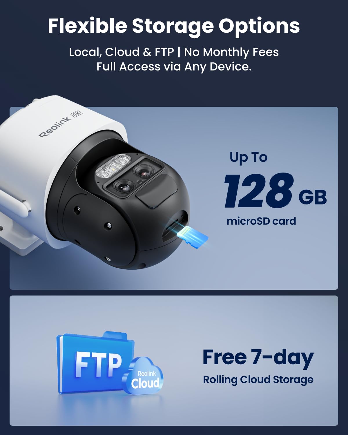 Reolink 3G/4G Słoneczna kamera do monitoringu z automatycznym śledzeniem-zoomem, 360° PTZ Bezprzewodowa kamera bezpieczeństwa z gniazdem karty SIM, 4K 8MP HD, TrackMix LTE + Panel Słoneczny