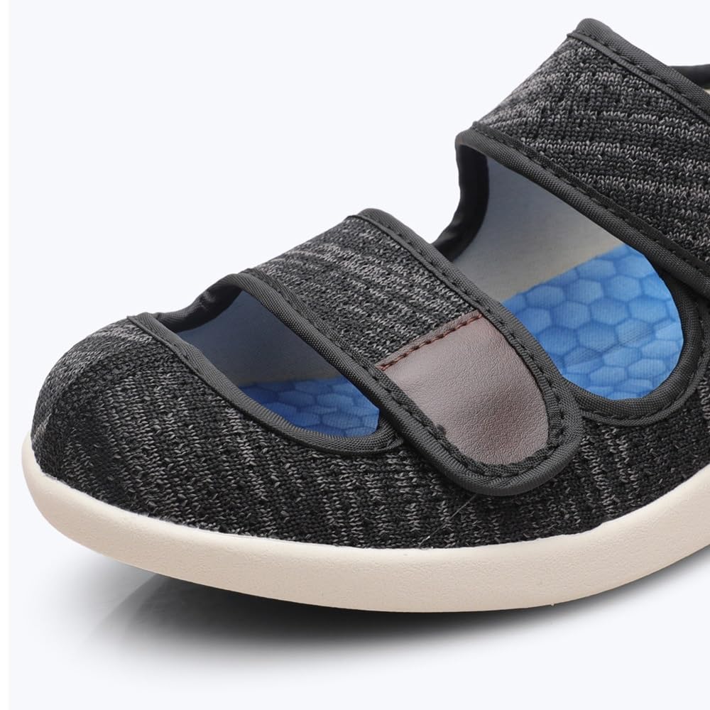 Damskie Buty Z Obrzękami O Dużej Szerokości Oddychająca Pianka Zapamiętująca Kształt Lekkie Trampki Do Chodzenia Dla Osób Starszych Opuchniętych Stóp Lato