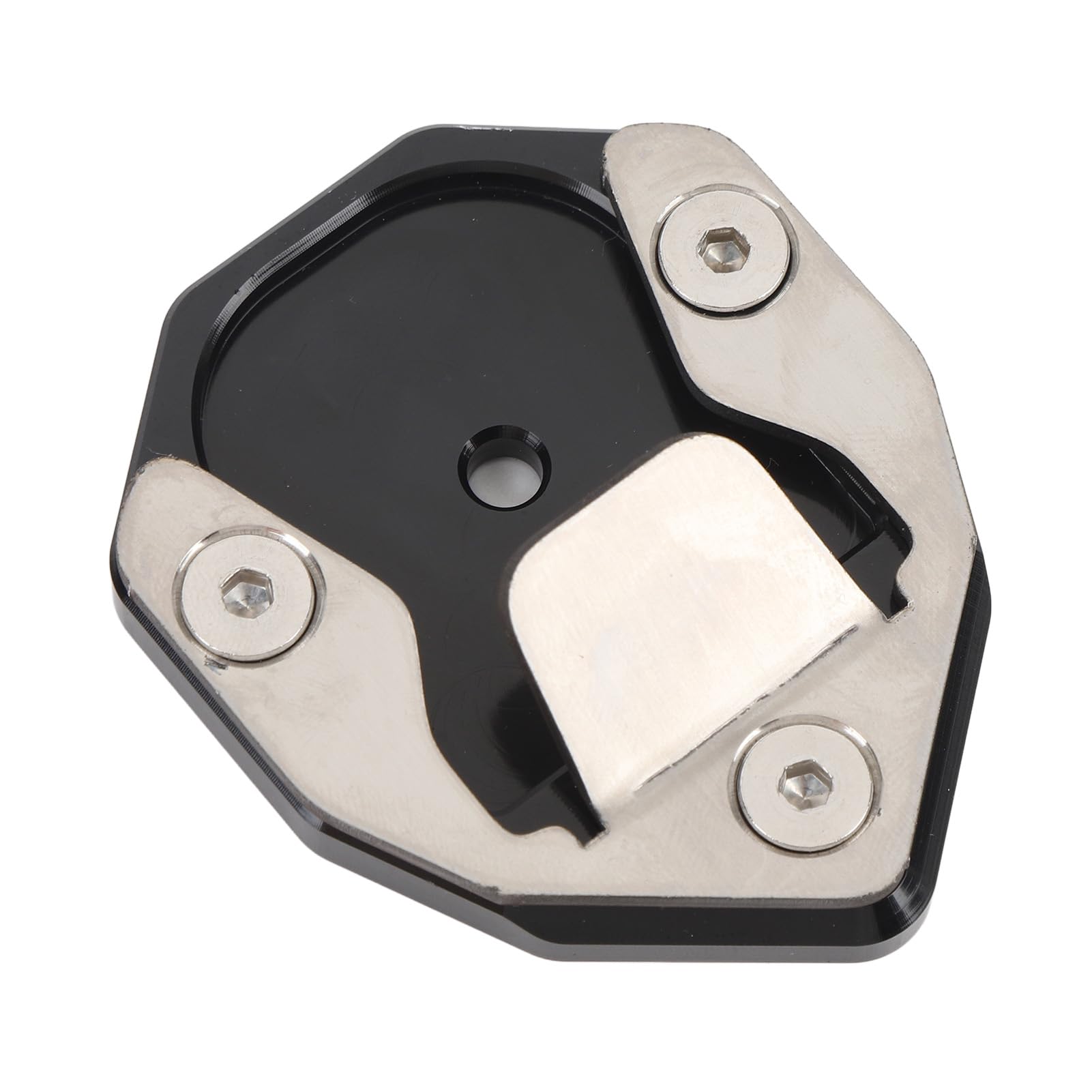 Podkładka Przedłużająca Stojak Motocyklowy, Podpórka ze Stopu Aluminium, Boczna Płyta Podnóżka dla Himalayan 20182023, SCRAM 411 20212024 z powiększoną podstawą zapewniającą