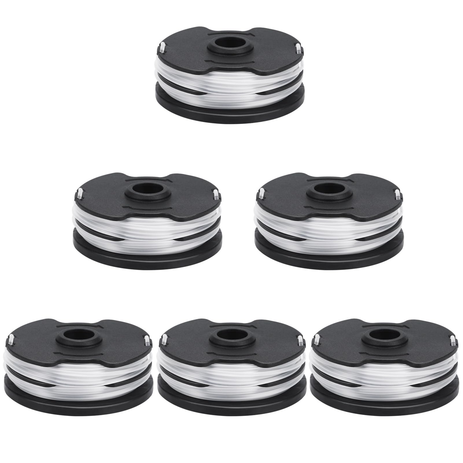 Yweller String Strimmer Spool Compatible with Parkside LIDL 20-Li PRT 50 PRT 300 PRT 550 A1,A2,A3,A5,B6,PRTA 20-Li B2,C3 Edge Cutter 0.065" 32Ft Replacement Spool Line 6 Pack