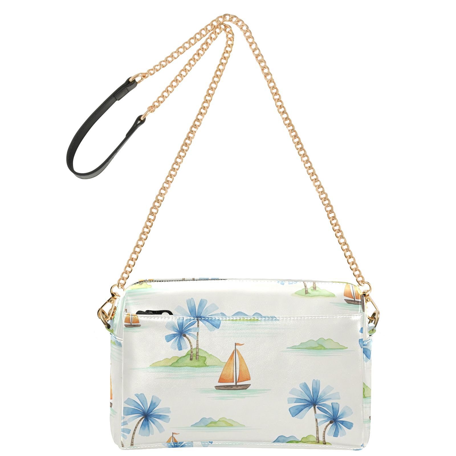Bolso bandolera ligero con correa de cadena con capacidad de 2,5 L para