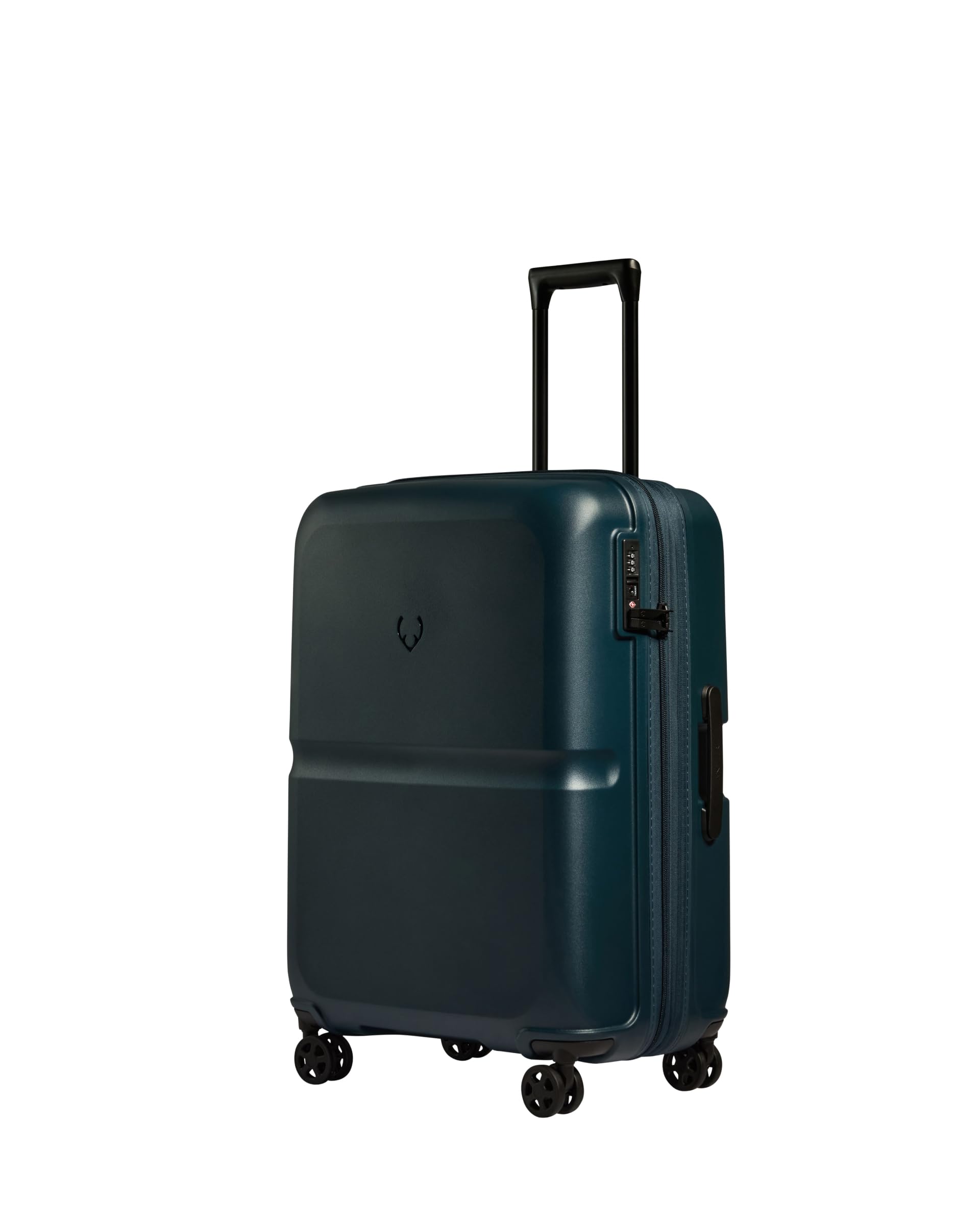 Single Stripe Hardside Luggage 26 Inch Checked-Medium Suitcase - Durable, Lightweight & Expandable, 4 Spinner Wheels - Adjustable Handle, TSA Lock - Indigo