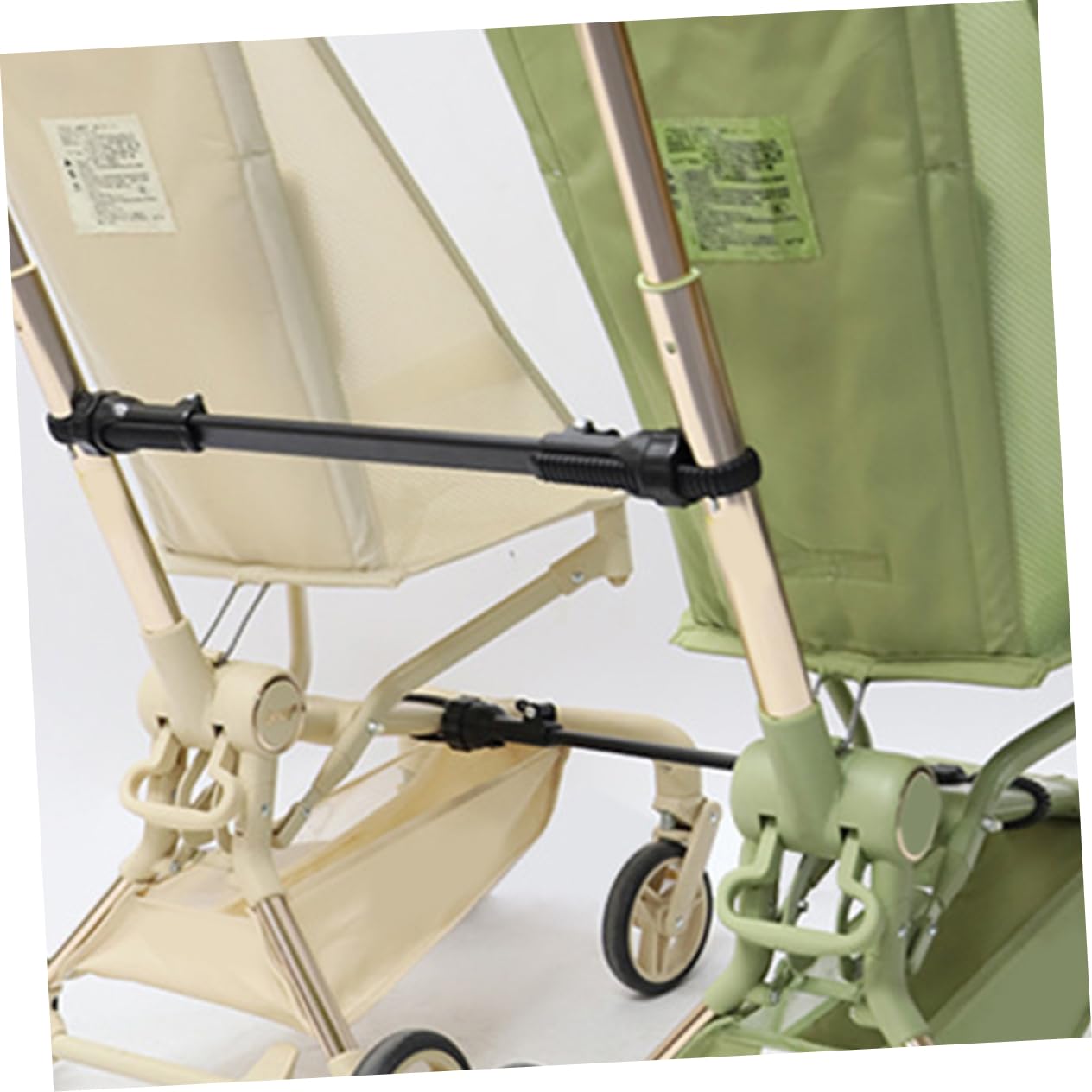 Hemobllo Verstellbare Kinderwagen-Verbindungsstücke für Zwillinge faltbare Adapter universelle Kompatibilität