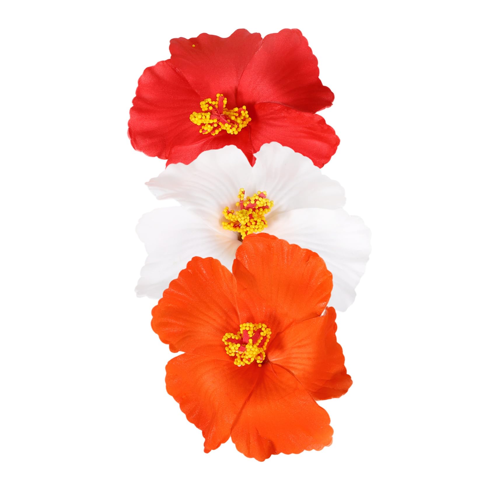 Barrettes fleurs colorées en lot de 3 : épingles décoratives solides et légères - 8