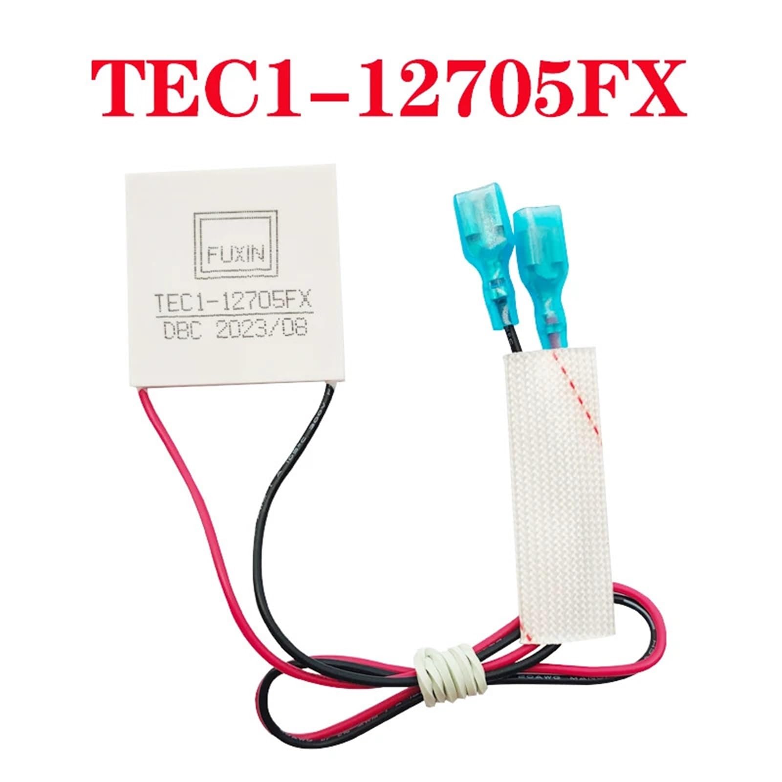 Chip De Refrigeración Semiconductor TEC1-12705FX, Enfriador De Punto Caliente, Compatible con Dispensador De Agua, Refrigerador De Coche, 12 V CC, 40 X 40 Mm