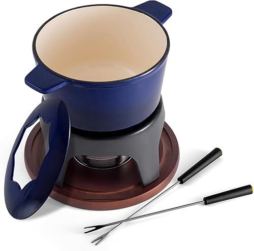 Miniatura 10 de Swissmar Sierra - Juego de fondue de hierro fundido, 1.6 cuartos / 1.6 litros – Perfecto para fondues de carne, queso y chocolate – Ideal para Mate