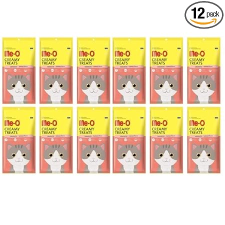 MeO Creamy Treats - Pack of 12 (Salmon)