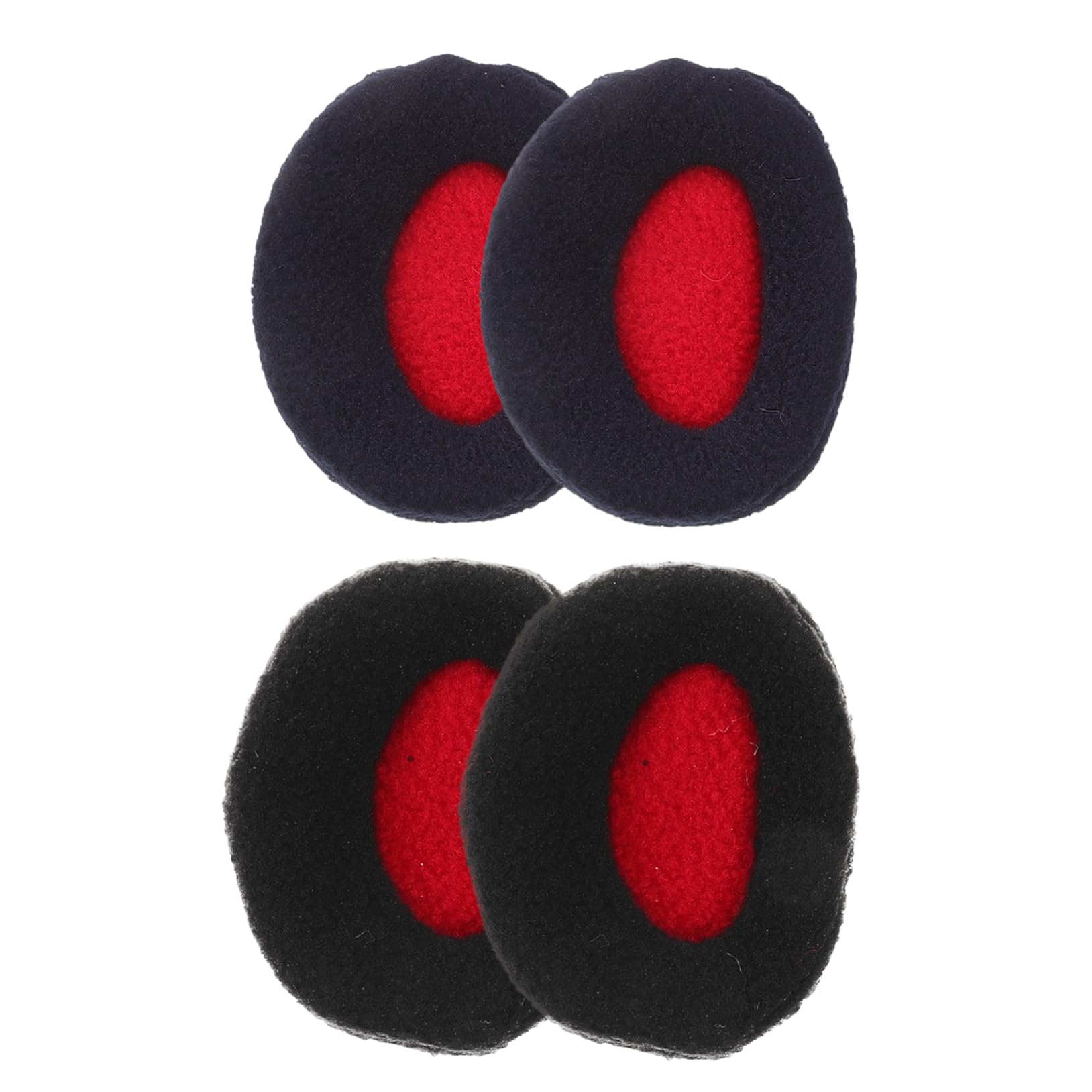 FOMIYES Earmuffs Winter Women 2 Pairs Fleece Ear Warmers Wind Protection Independent Design for Men Women