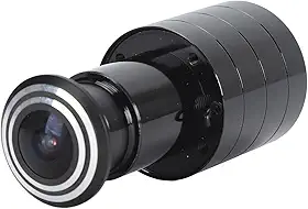 Câmera olho mágico de porta, câmera de porta de acesso remoto de 2 MP HD bidirecional com suporte para armazenamento de cartão de memória, câmera de porta de acesso remoto para casa (plugue EUA)