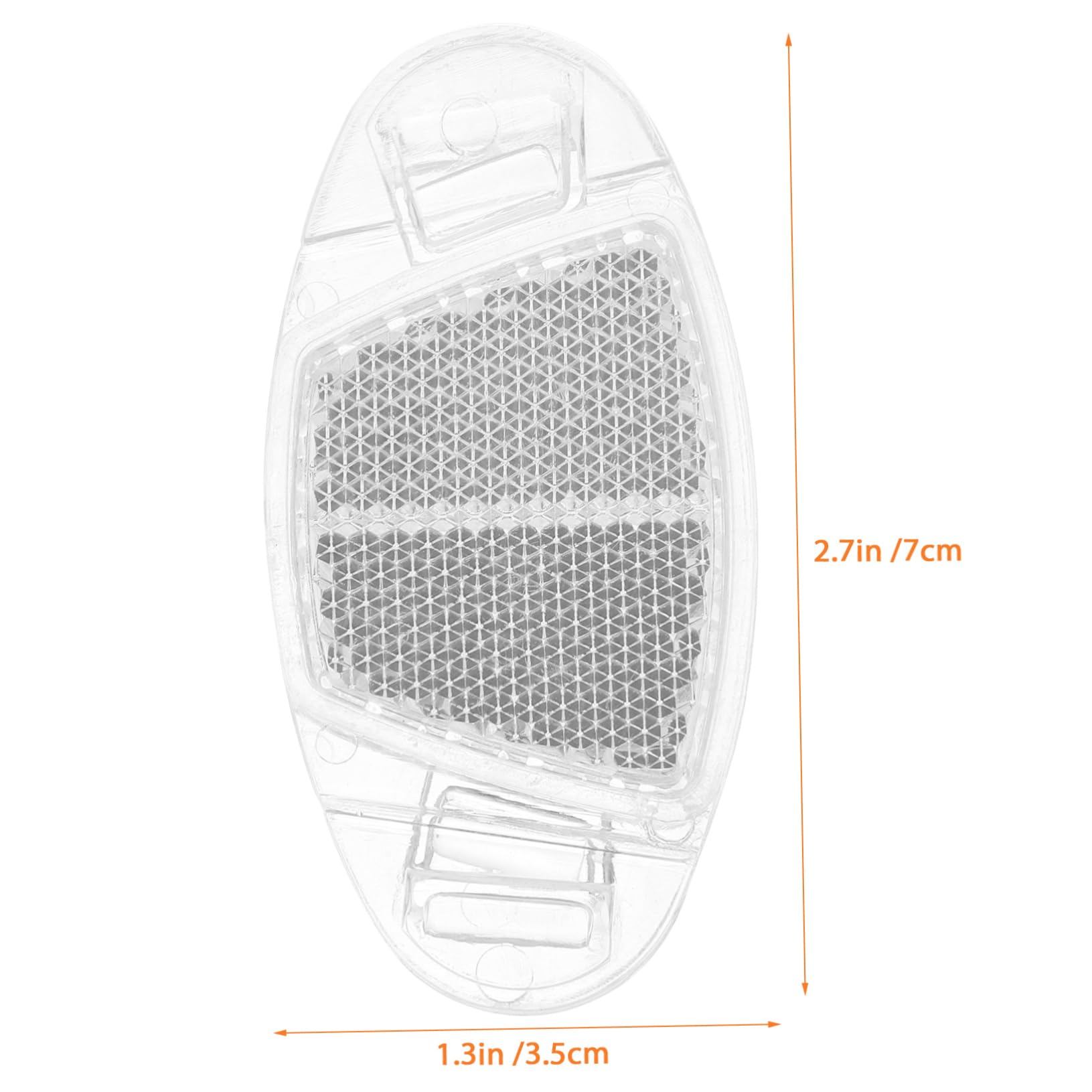 balacoo 16Pcs Compact Wheel Reflectors for Night Safety Portable Bike Reflectors for Enhanced Visibility Easy to Install Reflective Warning for Bicycles and Motorbikes