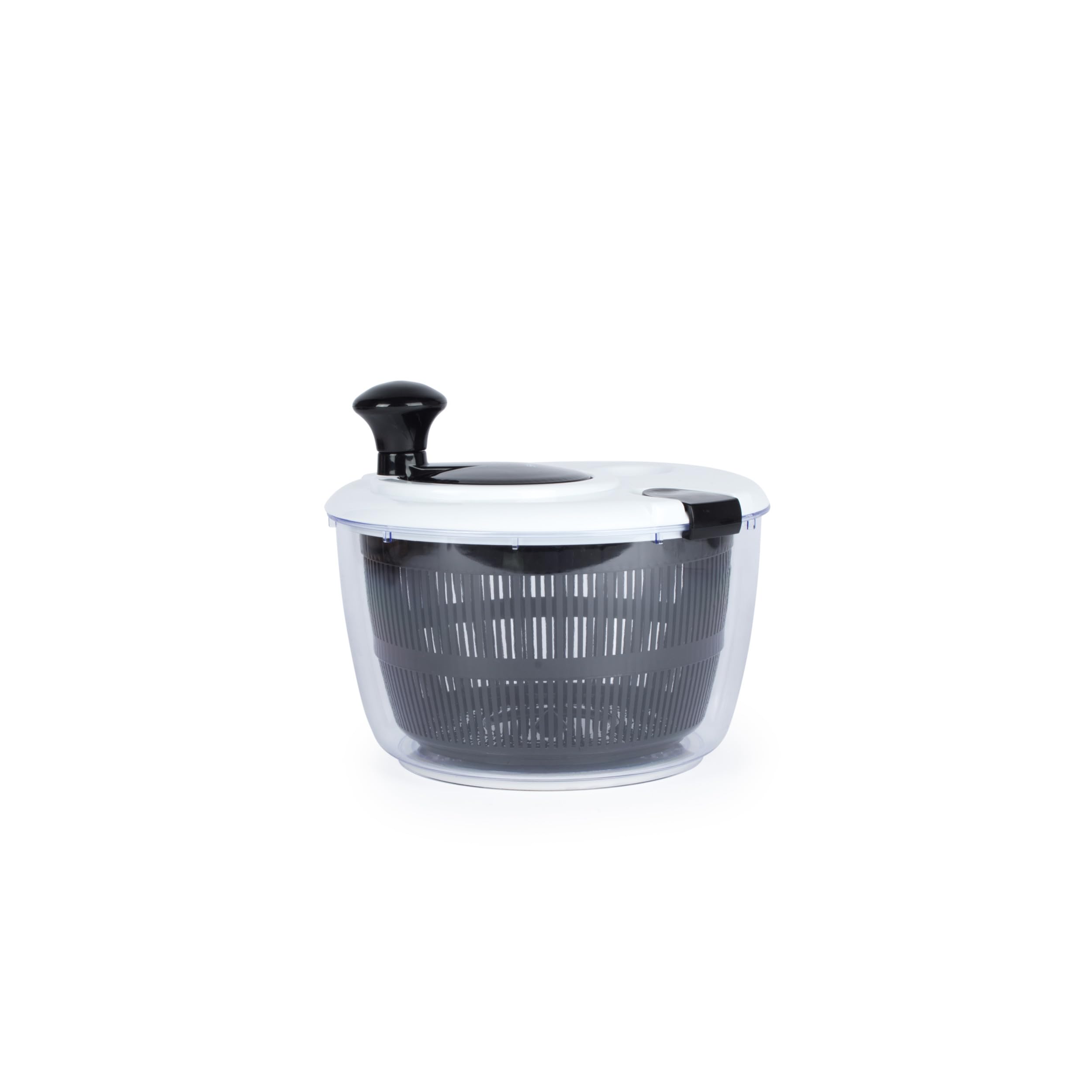 Salter Salad Spinner – 5L Litre, Wash, Dry, Serve, Salad Prep, Lettuce Dryer, Easy Use, Non-Slip Base, Add Salad Dressing, Dual Purpose Drainer, Healthy Eating/Fresh Salad, Kitchen Spinner BW13899EU7