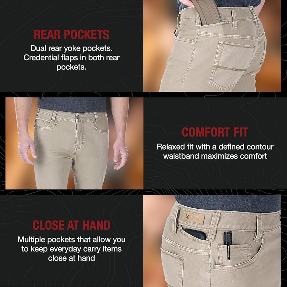 Vertx Herren Freizeithose Defiance Jeans