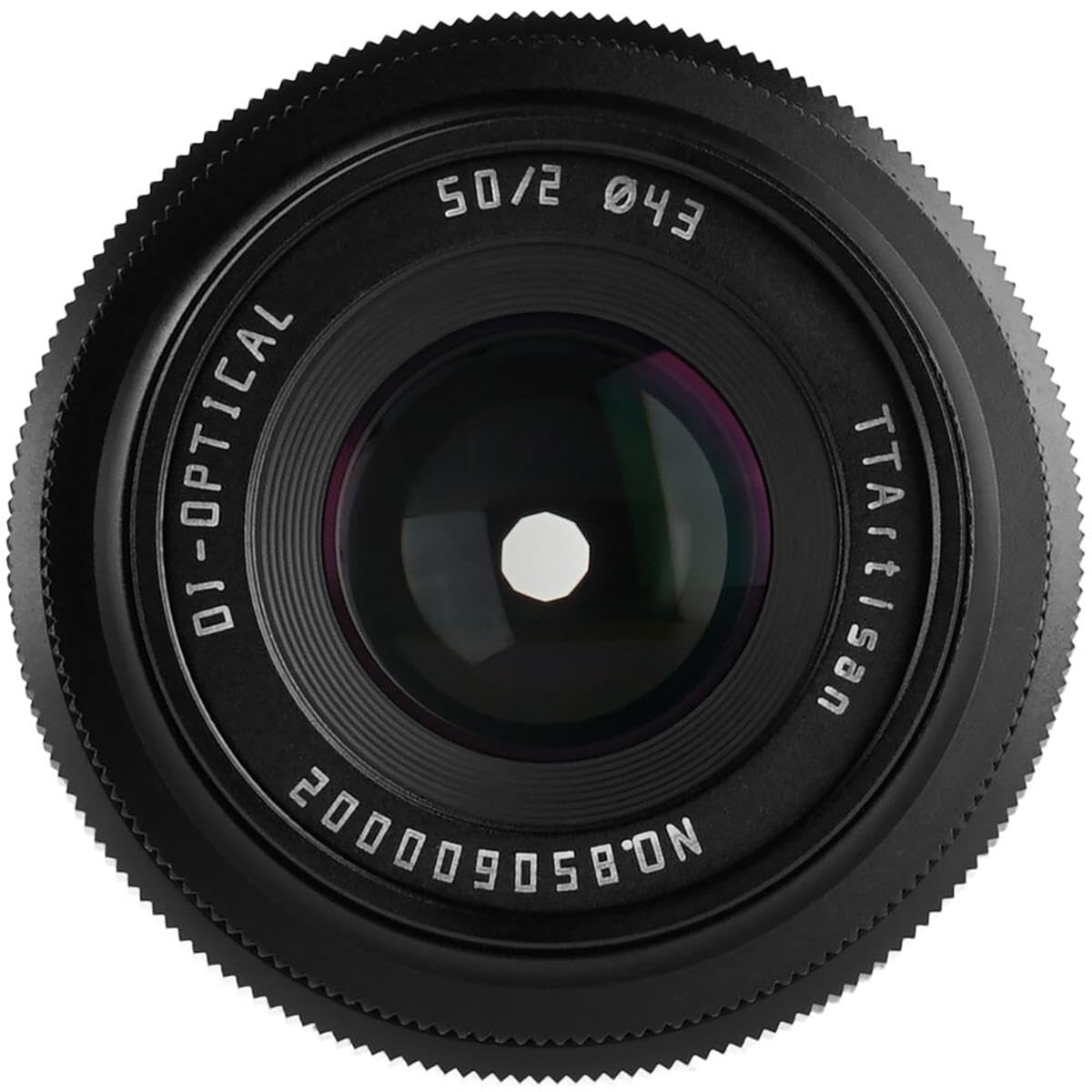 TTArtisan Objectif 50 mm F2 Corps en métal Compatible avec Monture Nikon Z (Cadre Complet) – Noir