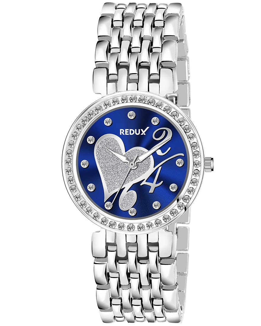 REDUX GW-212 Sparkle Heart Dial Analogue Watch for Womens & Girls (B09DY25PVQ) Amazon Price History, Amazon Price Tracker