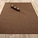 Ottomanson Jardin Collection Sisal Area Rug, 5'3" x 7'3", Dark Brown