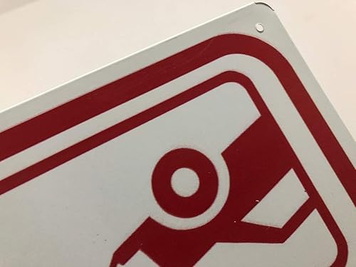 Letrero de metal de aluminio para almacenamiento de palets area193 rea de guardar paletas, carteles de almacén para exteriores e interiores, 12 x 8