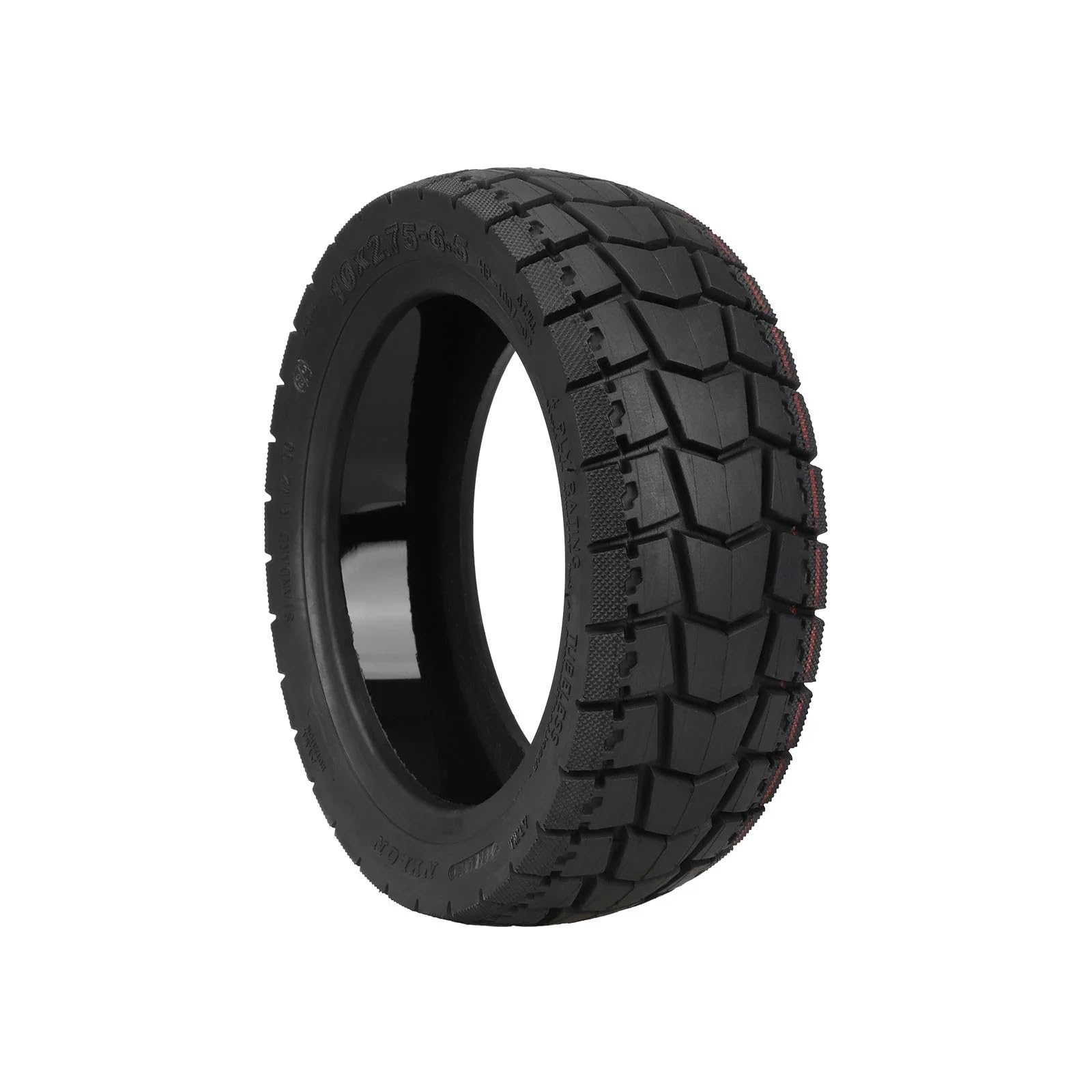 10 x 2.75-6.5 Pneumatico senza Camera d'Aria per Kugoo Kukirin G2/G3/G2 Ultra/M4 Max/A1 per Speedway 5 Dualtron 3 Pneumatico Tubeless Auto-Riparante Antideflagrante, Ruota di Ricambio (1 PC)