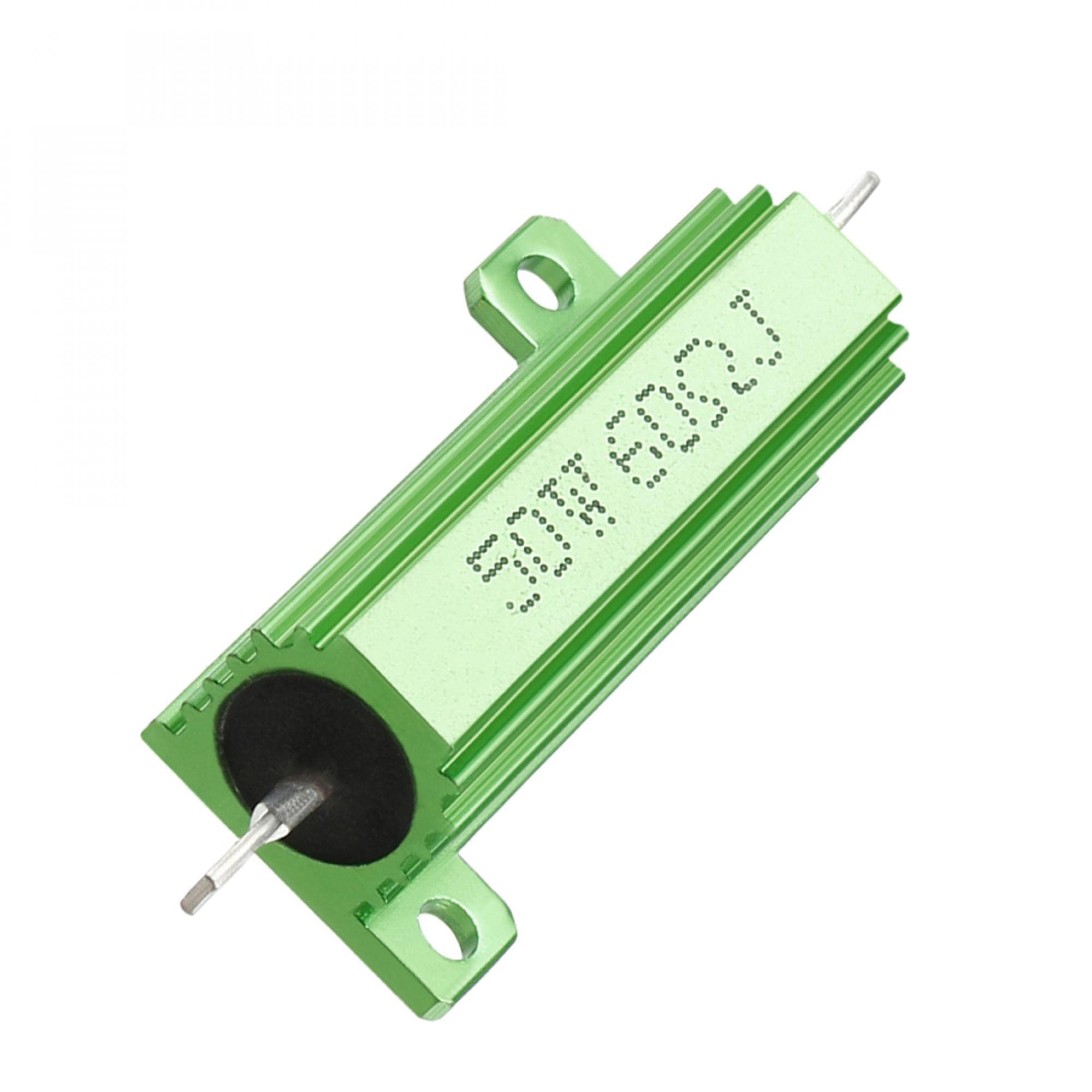PATIKIL Résistance Aluminium 100W 2.5 Ohm - Lot De 5 Coques Dorées