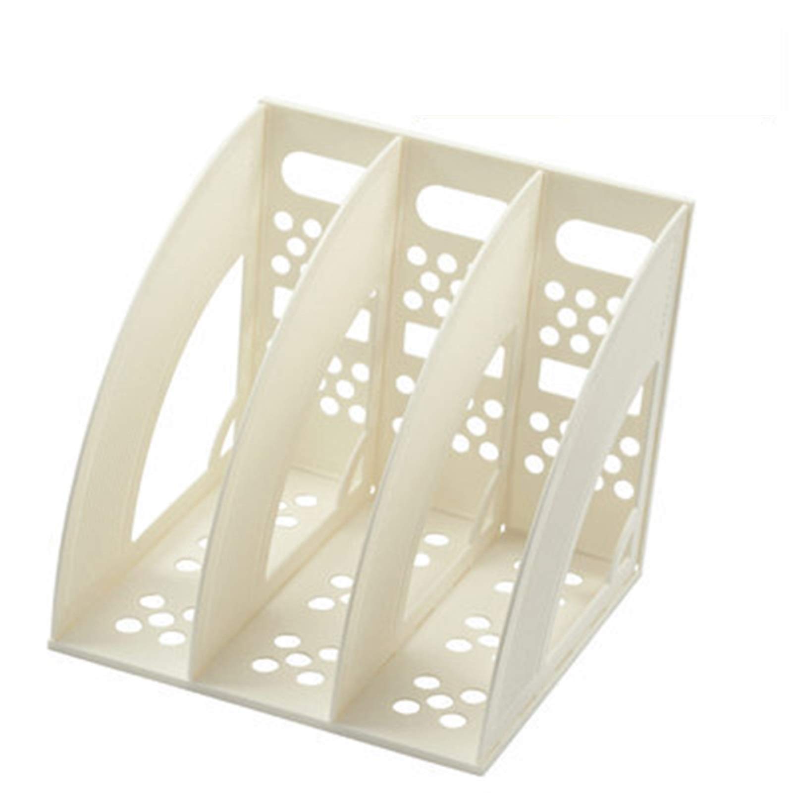 Soporte Para Carpetas De Revistas, 3/4 Secciones, Estante Para Documentos, Estantería De Plástico, Bandeja De Papel A4, Soporte Para Archivos De Oficina, Organizador De Suministros Escolares, Organiz