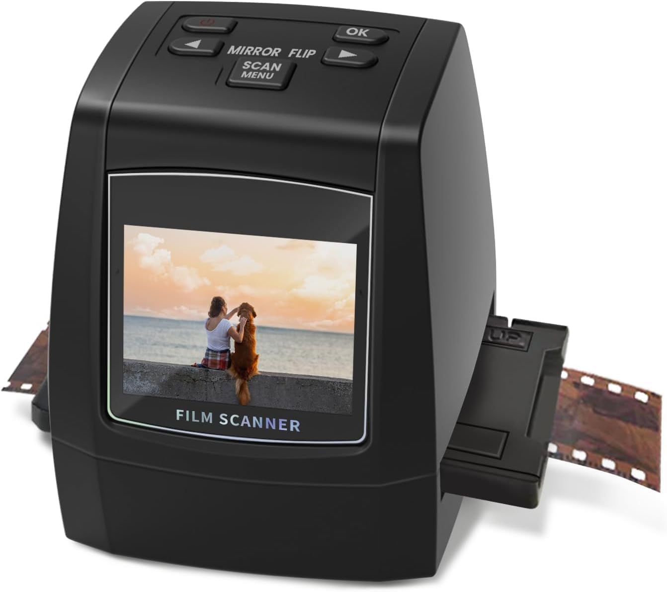 Scanner de Films numériques, Scanner de Diapositives et négatifs Convertit négatifs et Diapositives de 35 mm, 126, 110, Super 8 et 8 mm en Images JPEG