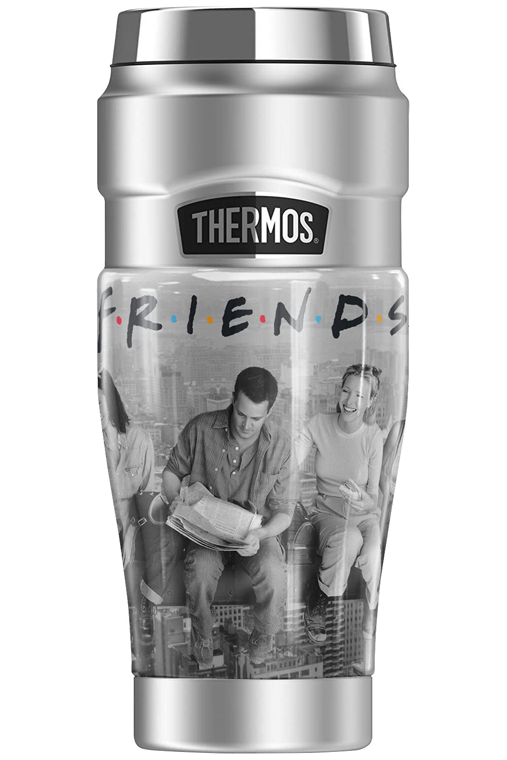 Friends Lunch Break Group Photo THERMOS STAINLESS KING Stainless Steel Travel Tumbler, Vacuum Insulated & Double Wall, 16oz