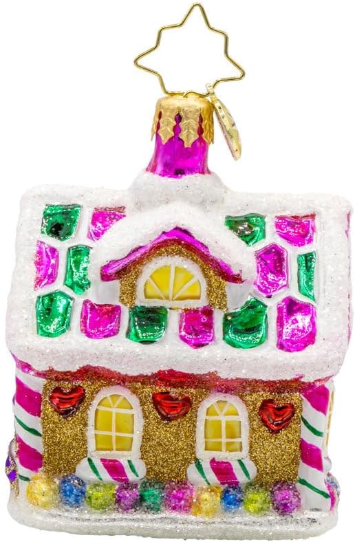 Christopher Radko Hand-Crafted European Glass Christmas Tree Decorative Ornament, Cookie Joyful Delight Gem