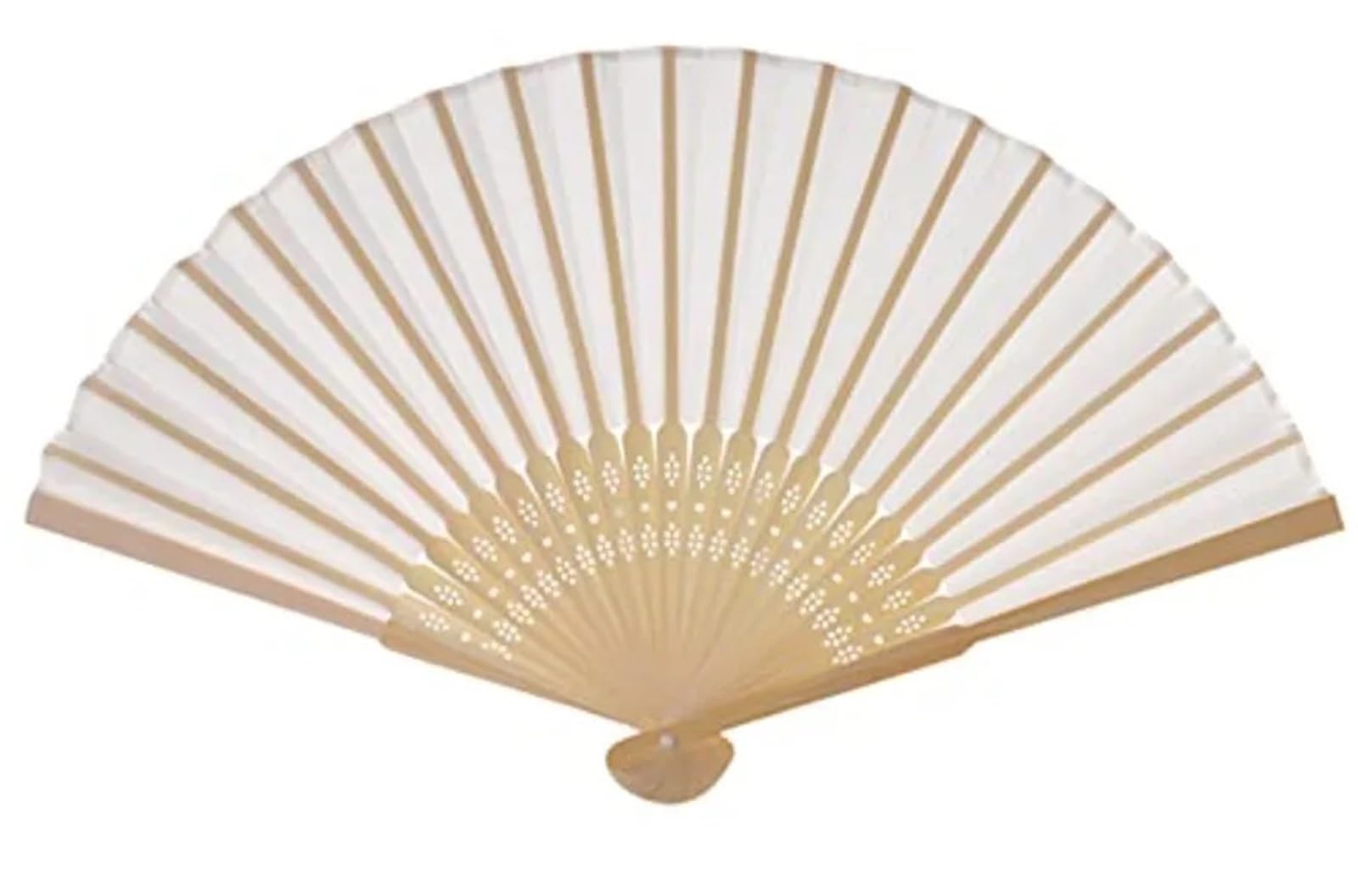 WSQHAO 2Pcs Imitated Silk Hand Fan Fabric Handheld Folding Bridal Dancing Props Church Wedding Party Favors for Summer(Mixed color)
