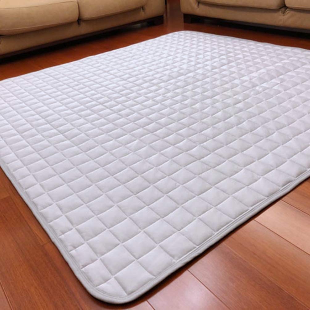 Amazon｜洗える冷感 ラグ 195×195cm 無地 夏ラグ 涼感 冷感 北欧 