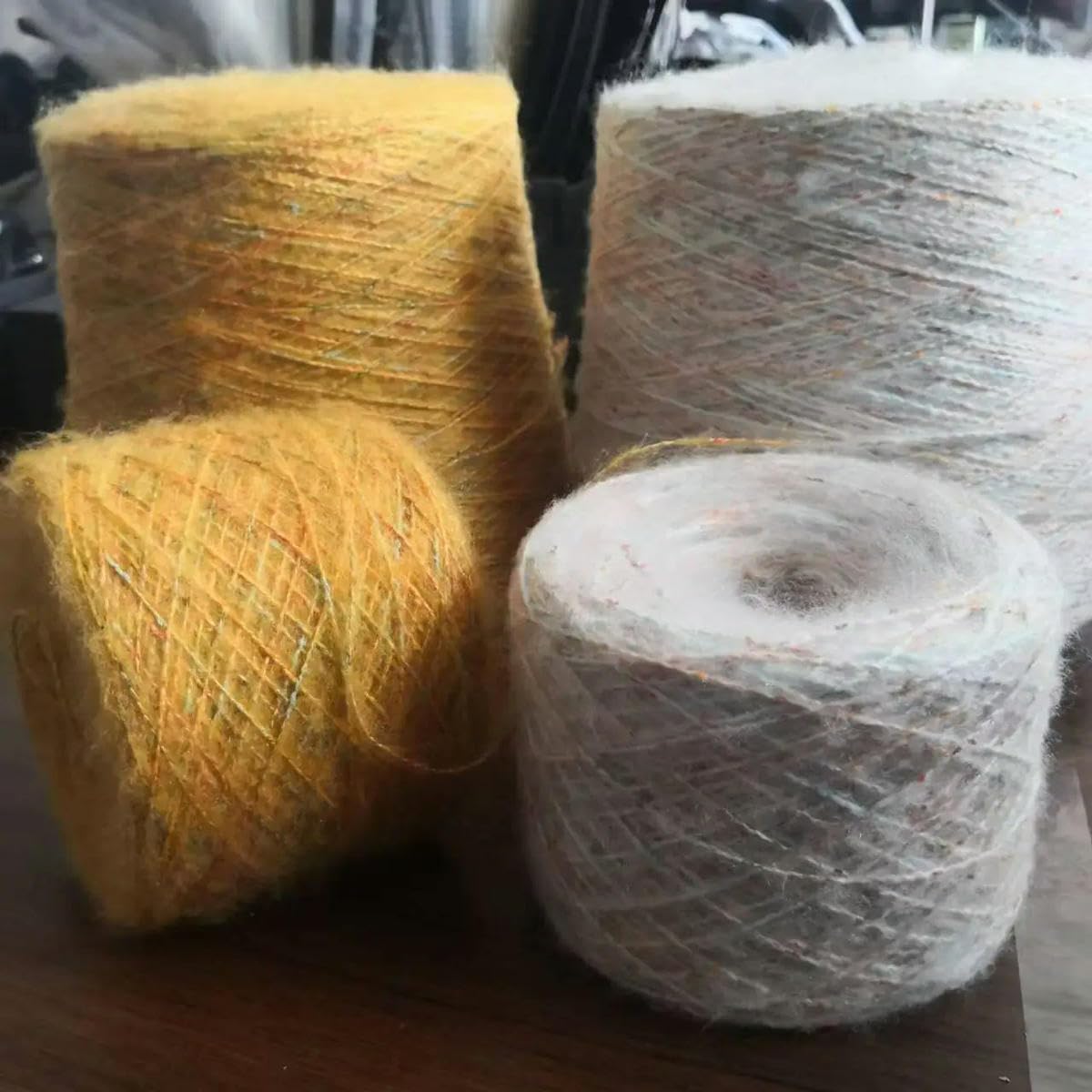 Przędza, 250 g, kłębek, sztuczna mohair, do robienia na drutach, szydełkowania, szalików, swetrów, majsterkowania