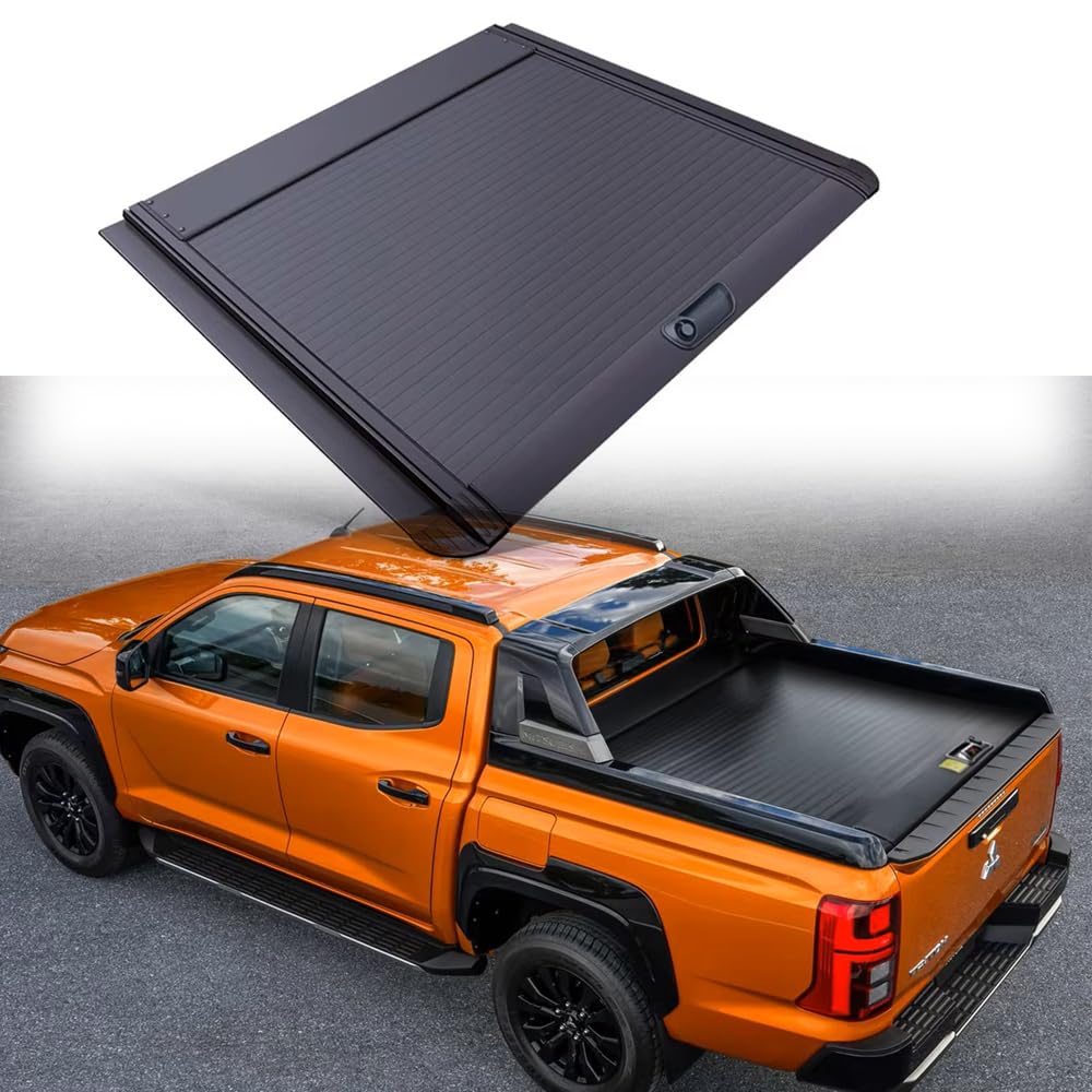 Ręcznie wysuwana pokrywa Tonneau pasuje do Mitsubishi Triton L200 2024 2025 2026 aluminium