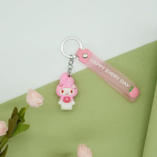 Miniatura 5 de Lonchera térmica Kawaii Kitty para mujer, lonchera reutilizable de gran capacidad, bolsa de almuerzo a prueba de fugas con bolsillo frontal,