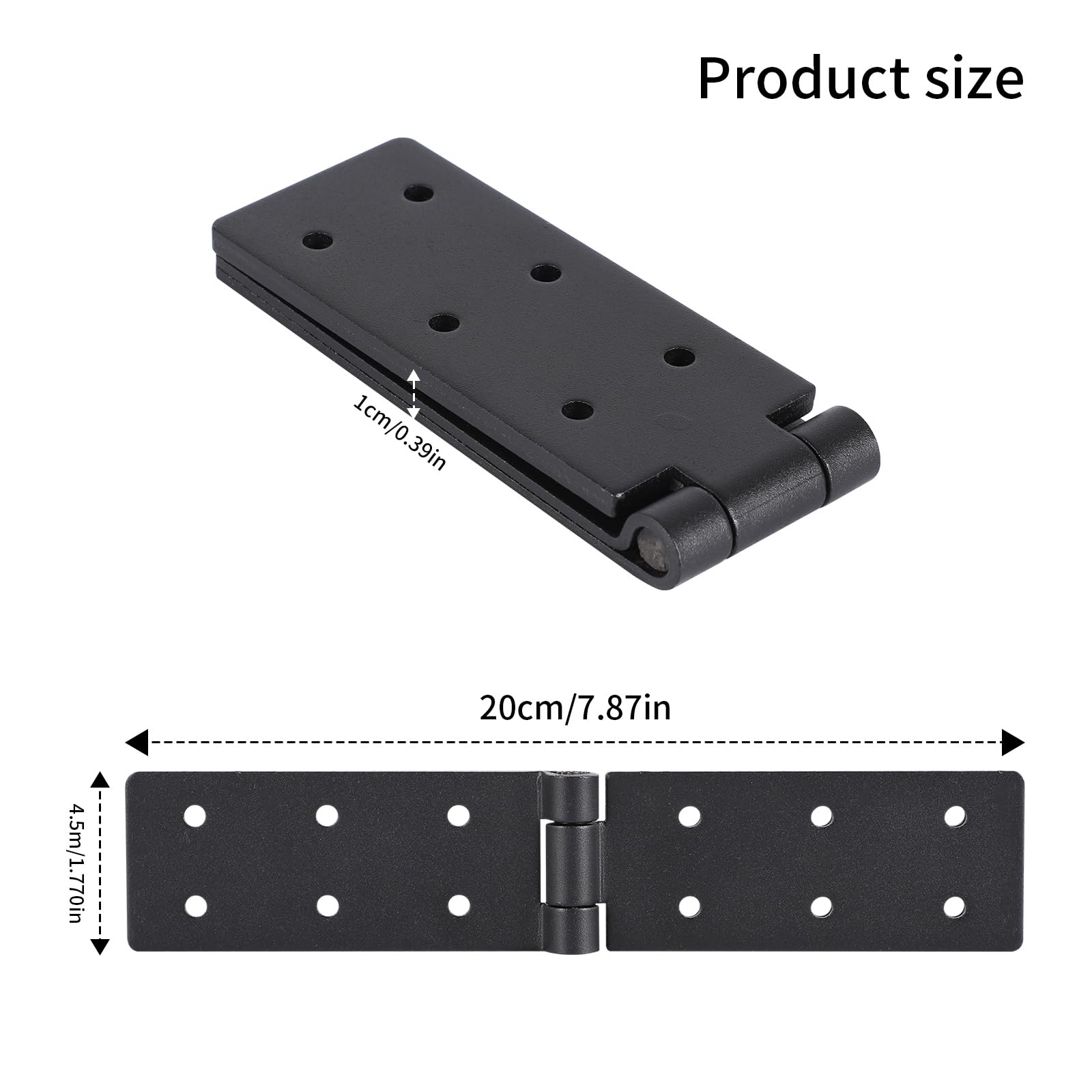 Folding Hinge, 2 Pcs Heavy Duty Piano Hinge - Image 2