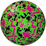 American Challenge Camo Hex Soccer Ball (Kiwi/Raspberry/Black, 4)