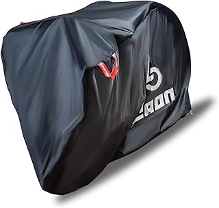LYCAON Copribici Impermeabile, Protezione Antipioggia per Bici con Protezione UV Copertura Bicicletta per Mountain Bike da Bici da Corsa (For 26'' Bike/Nero)