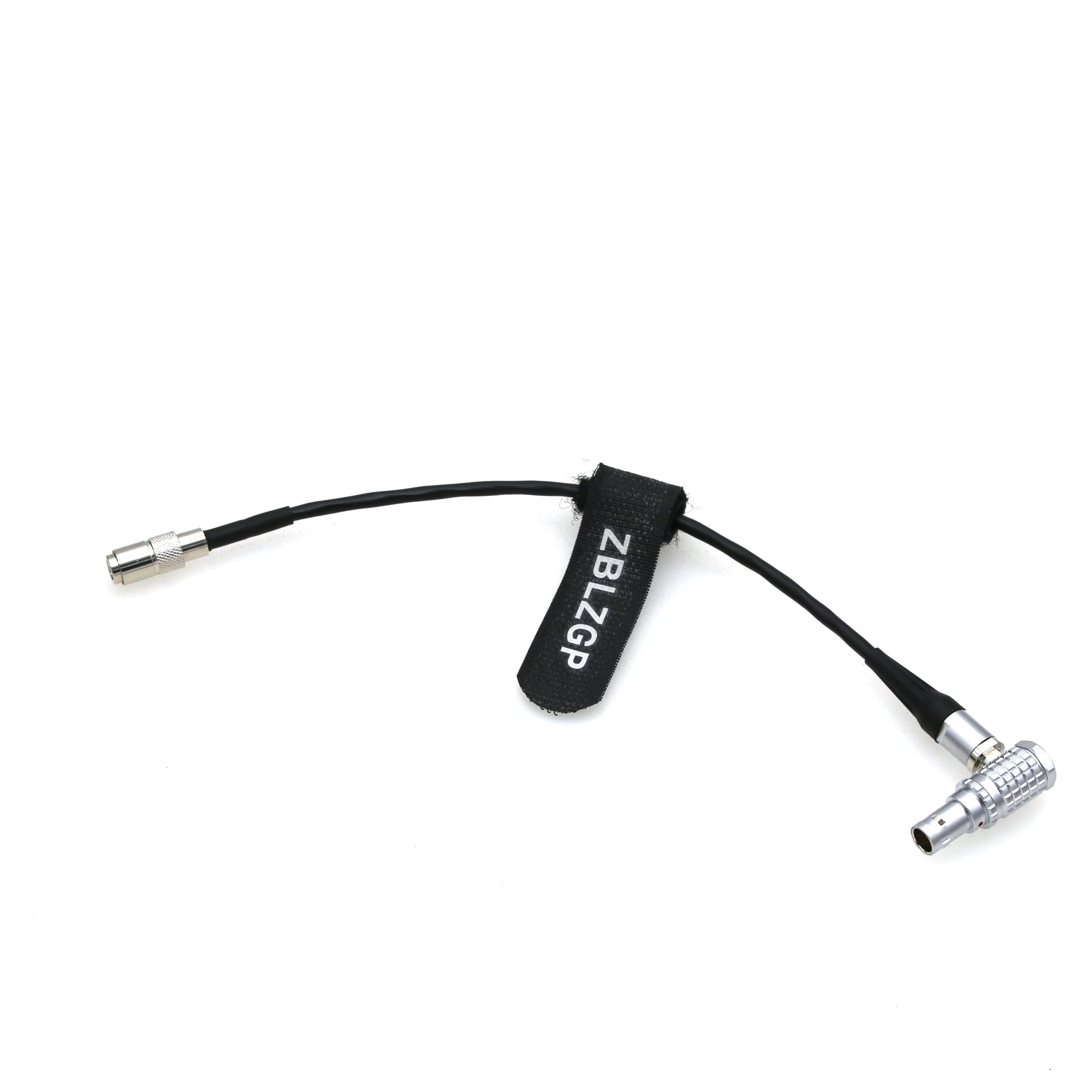 ZBLZGP Timecode Sync Cable Din 1.0/2.3 Male to EXT 9 Pin Right Angle for RED Komodo 6K Camera